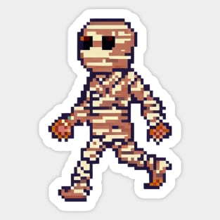 Mummy is walking, Pixel art Sticker